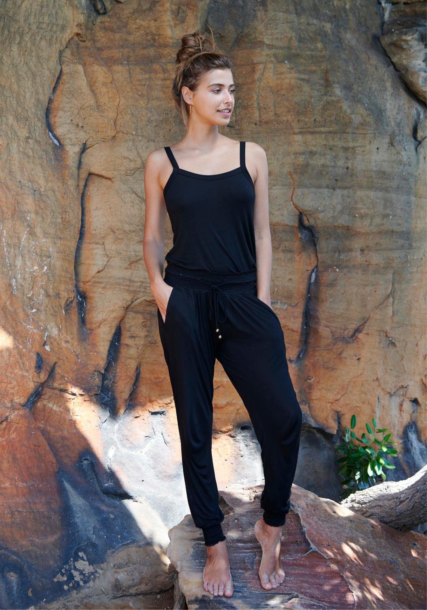Tyler 100% Bamboo Pants ~ Black
